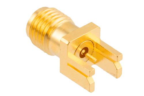 Connecteur femelle 2.92 mm droit (bord de carte) - PE45918
